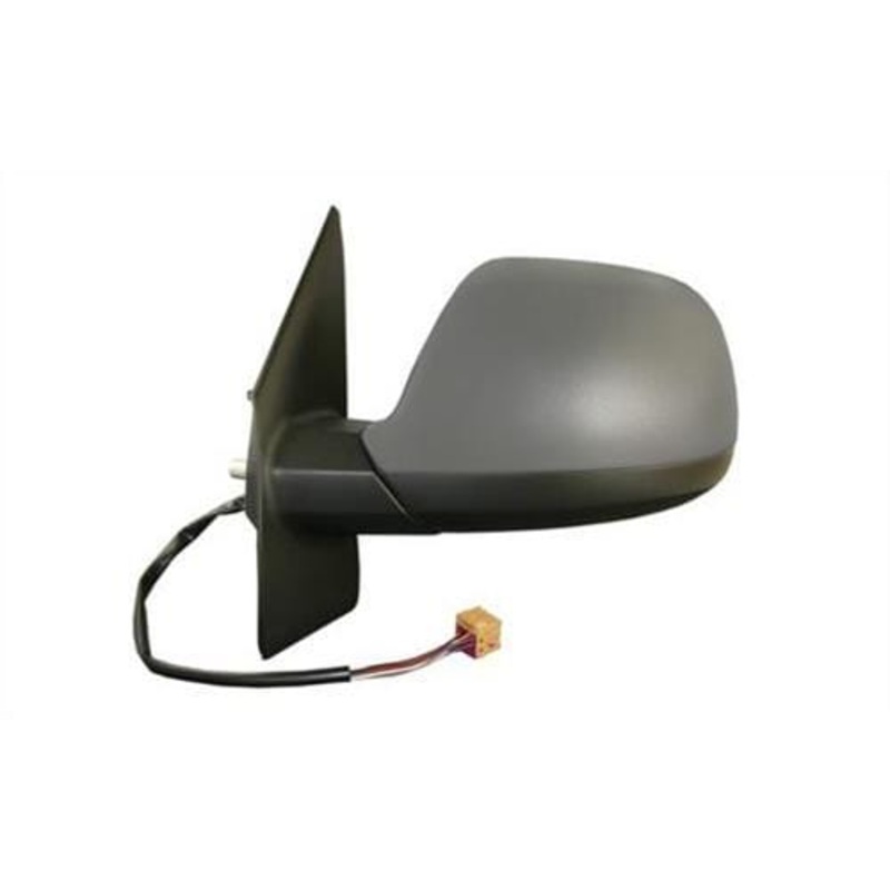 Volkswagen Transporter T5.1 Van 2010-2015 Door Mirror Electric Heated Manual Fold Type With Primed Cover (No Aerial Hole) Passenger Side L