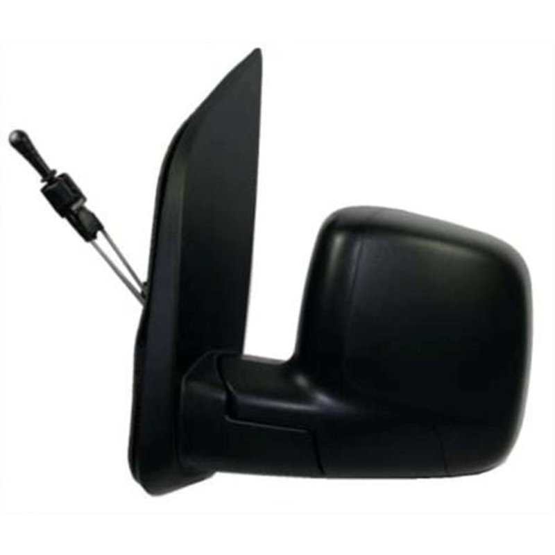 Peugeot Bipper Van 2008-2017 Door Mirror Manual Type With Black Cover Passenger Side L