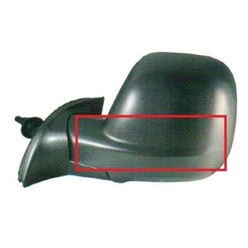 Peugeot Partner Van 2015-2018 Door Mirror Manual Type With Black Cover Passenger Side L