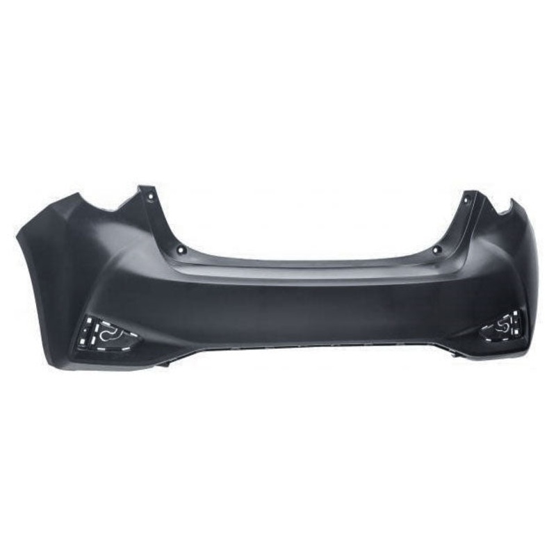 Toyota Yaris 5 Door Hatchback 2017-2020 Rear Bumper No Sensor Holes (With Template To Drill Sensors) Needs Priming