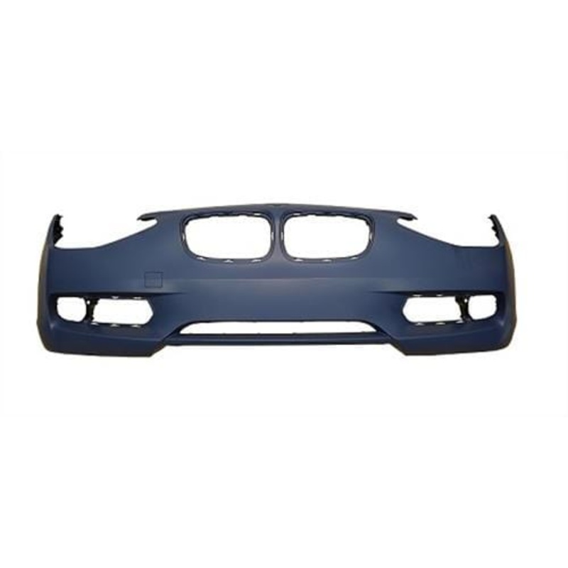BMW 1 Series 3 Door Hatchback 2012-2015 Front Bumper No Sensor Holes No Wash Jet Holes (ED & ES & SE Models) Primed