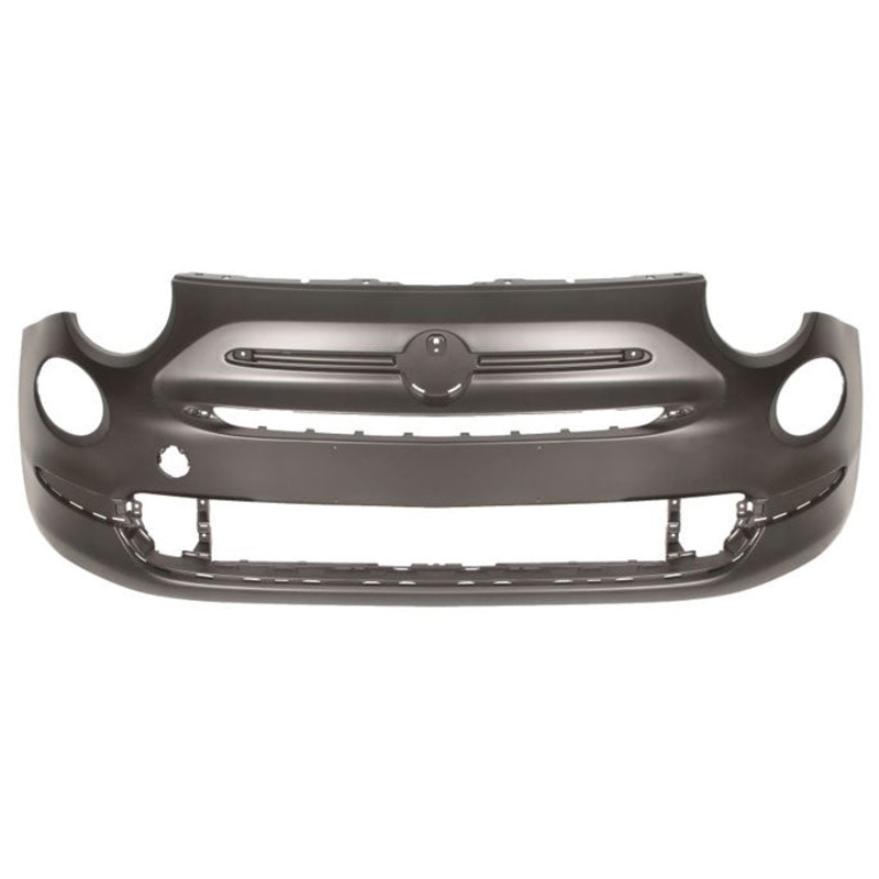 Fiat 500 Hatchback 2015- Front Bumper With Chrome Trim Type (Not S/Abarth Models) Primed