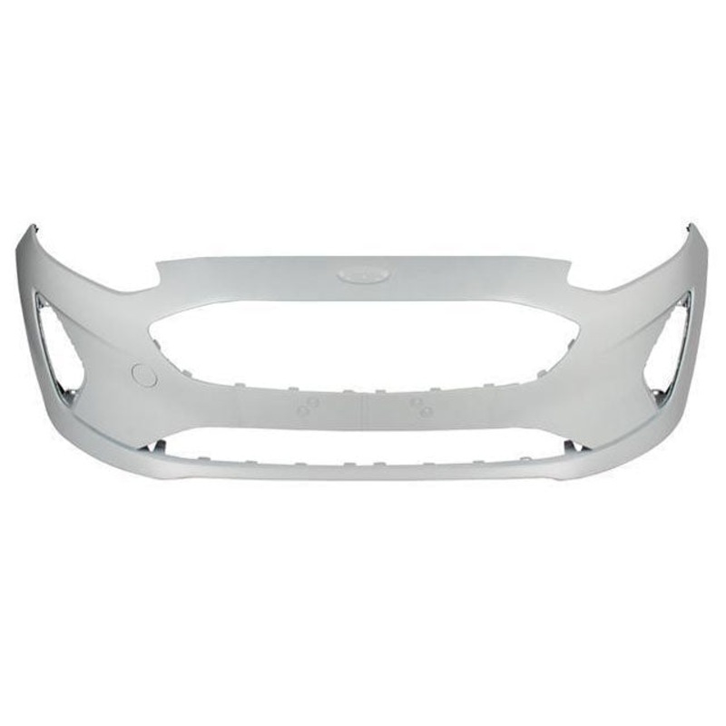 Ford Fiesta 3 Door Hatchback 2017-2022 MK8 Front Bumper No Sensor Holes With Template to Drill Sensors (Not Active or ST Models) Primed