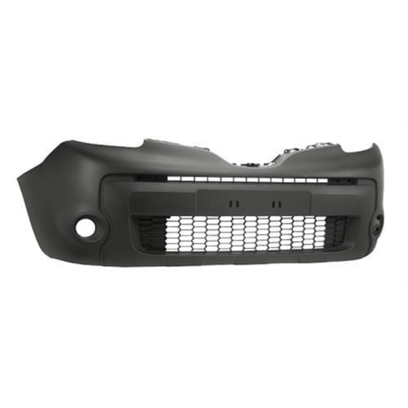 Renault Kangoo Van 2013-2022 Front Bumper With Integrated Grilles With Fog Lamp Holes No Trim Holes (Includes Backing Reinforcement & Fog Lamp Brackets) Textured