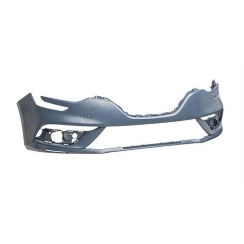 Renault Megane 5 Door Hatchback 2016-2021 Front Bumper No Sensor Holes – Primed (Standard Models)
