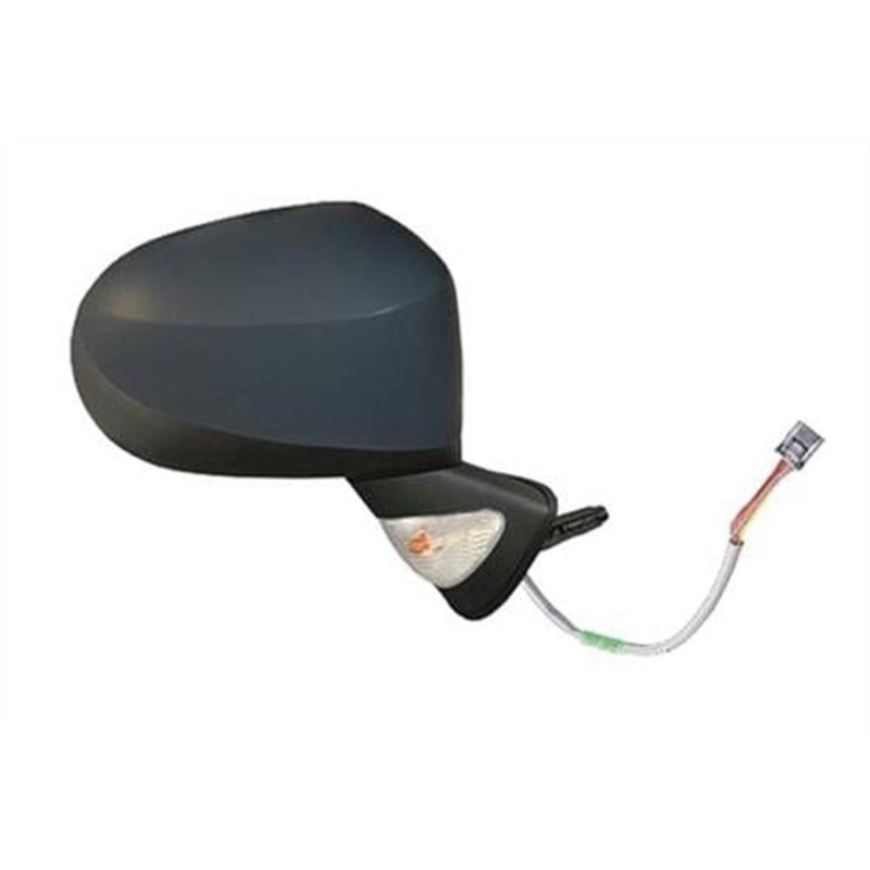 Renault Modus Hatchback 2008-2011 Door Mirror Electric Heated Manual Fold Type With Primed Cover Driver Side R