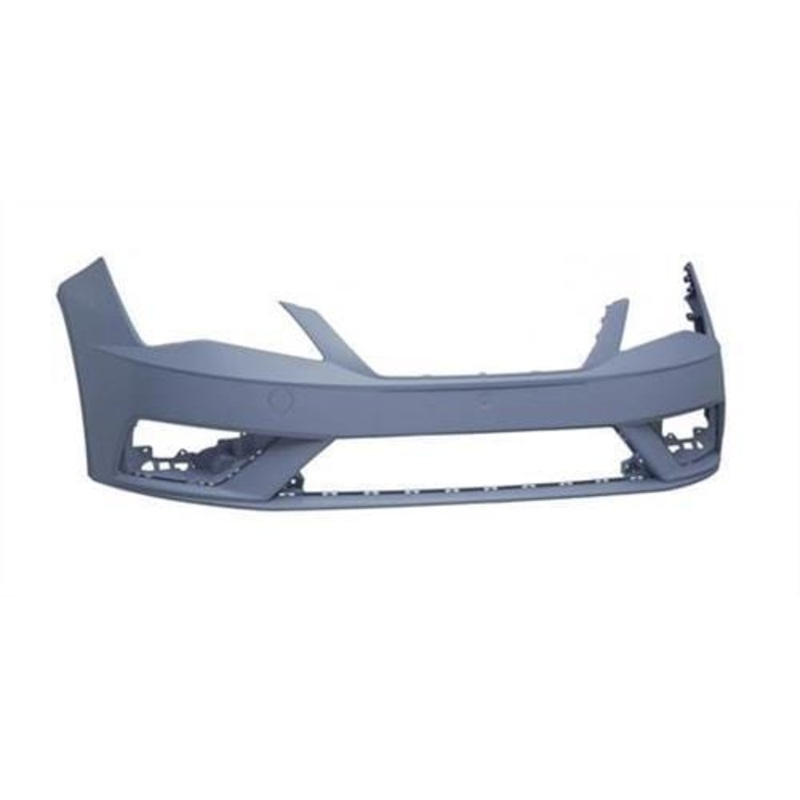 Seat Leon 5 Door Hatchback 2017-2020 Front Bumper No Sensor Holes No Wash Jet Holes With Templates To Drill Sensors & Wash Jet Holes (SE Models) Primed