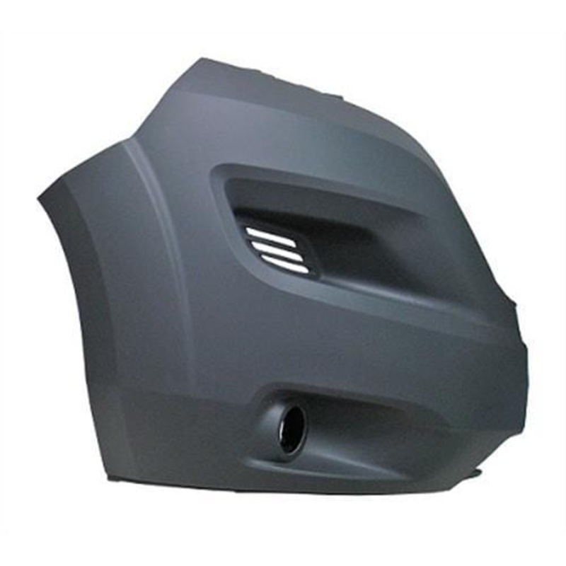 Peugeot Boxer Van 2014-2017 Front Bumper Corner With Lamp Holes No Wheel Arch Extension (Fits 2014-2017 Only) Grey – Driver Side R
