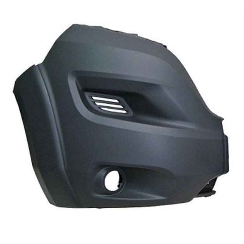 Peugeot Boxer Van 2014-2017 Front Bumper Corner With Lamp Holes With Wheel Arch Extension (Fits 2014-2017 Only) Grey – Driver Side R