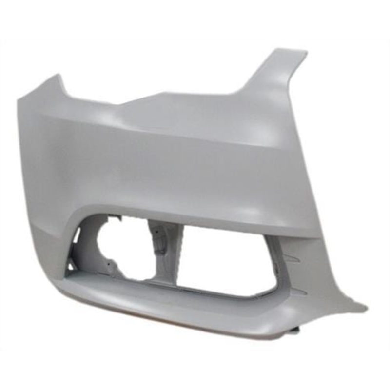 Audi A1 3 Door Hatchback 2010-2015 Front Bumper Corner No Sensor Holes No Wash Jet Holes (SE & Sport Models Only) Primed – Driver Side R
