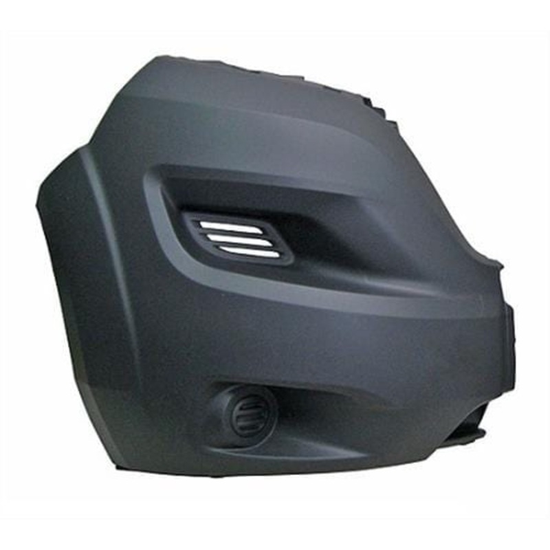 Citroen Relay Van 2014-2017 Front Bumper Corner No Lamp Holes No Wheel Arch Extension Dark Grey Textured – Driver Side R
