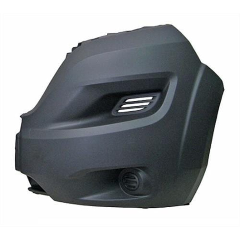 Citroen Relay Van 2014-2017 Front Bumper Corner No Lamp Holes No Wheel Arch Extension Dark Grey Textured – Passenger Side L
