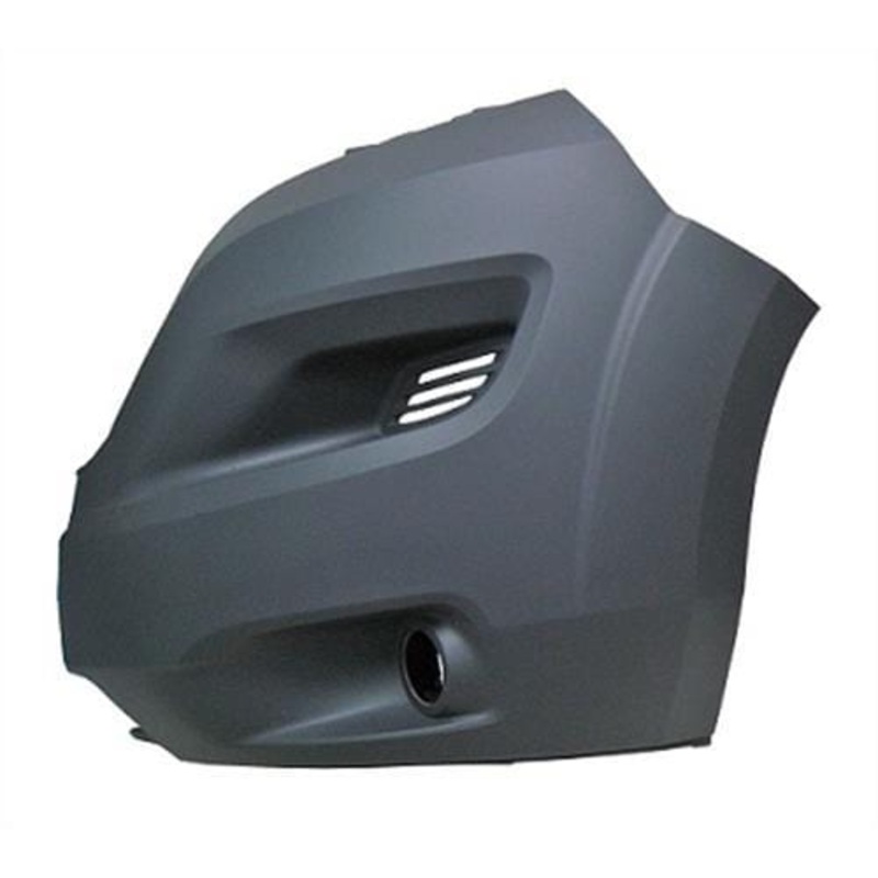 Citroen Relay Van 2014-2017 Front Bumper Corner With Lamp Holes No Wheel Arch Extension Dark Grey Textured – Passenger Side L