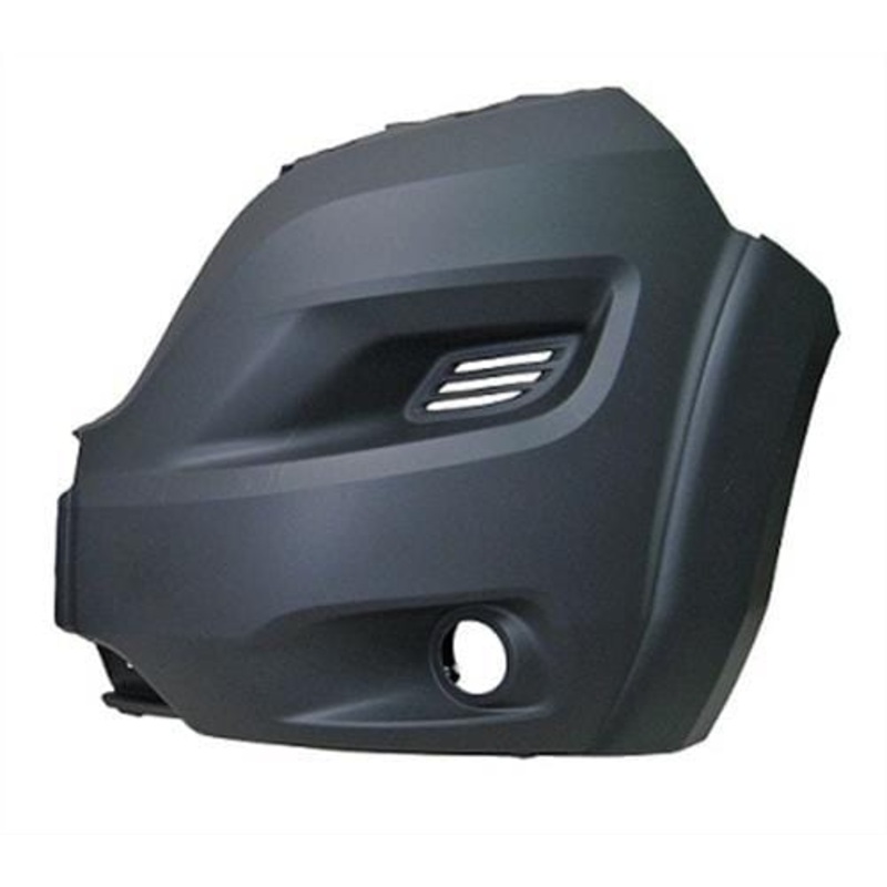 Citroen Relay Van 2014-2017 Front Bumper Corner With Lamp Holes With Wheel Arch Extension Dark Grey Textured – Passenger Side L