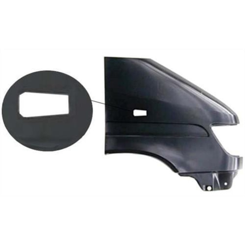 Mercedes Sprinter Van 1995-2000 Front Wing With Large Indicator Hole Driver Side R