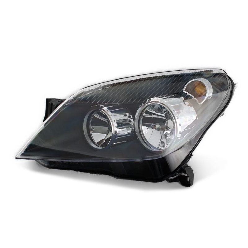 Vauxhall Astra 5 Door Hatchback 2007-2009 Headlamp Halogen Type – Black (SXI & SRi Models) Passenger Side L