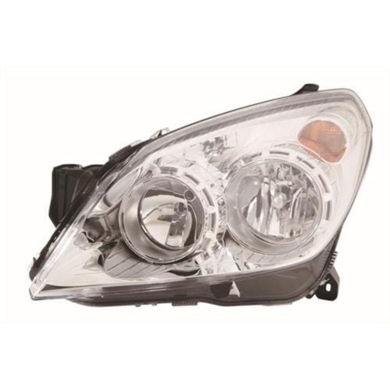 Vauxhall Astra 5 Door Hatchback 2007-2009 Headlamp Halogen Type – Chrome (Standard Models) Passenger Side L