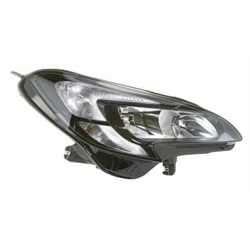Vauxhall Corsa E 3 Door Hatchback 2015-2020 Headlamp Halogen Type With Halogen Daytime Running Lamp Driver Side R