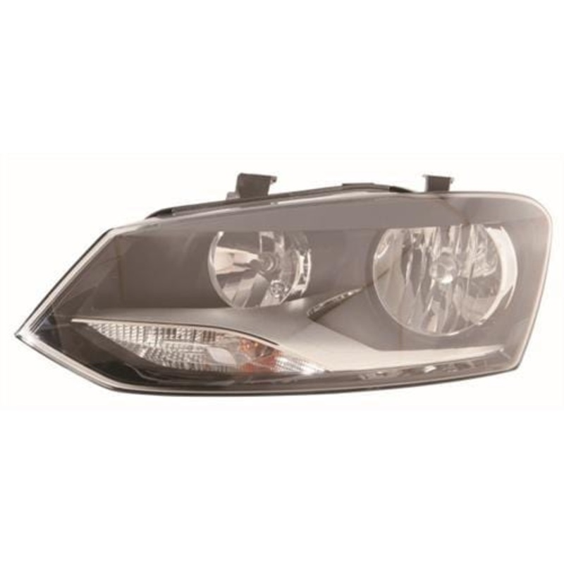 Volkswagen Polo 3 Door Hatchback 2009-2014 Headlamp Twin Reflector – Hella Design (2009-2014) Passenger Side L