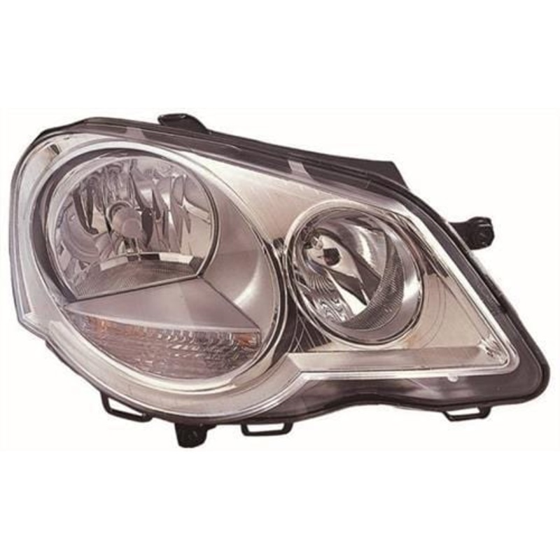 Volkswagen Polo 5 Door Hatchback 2005-2009 Headlamp (Not GTi Models) Driver Side R