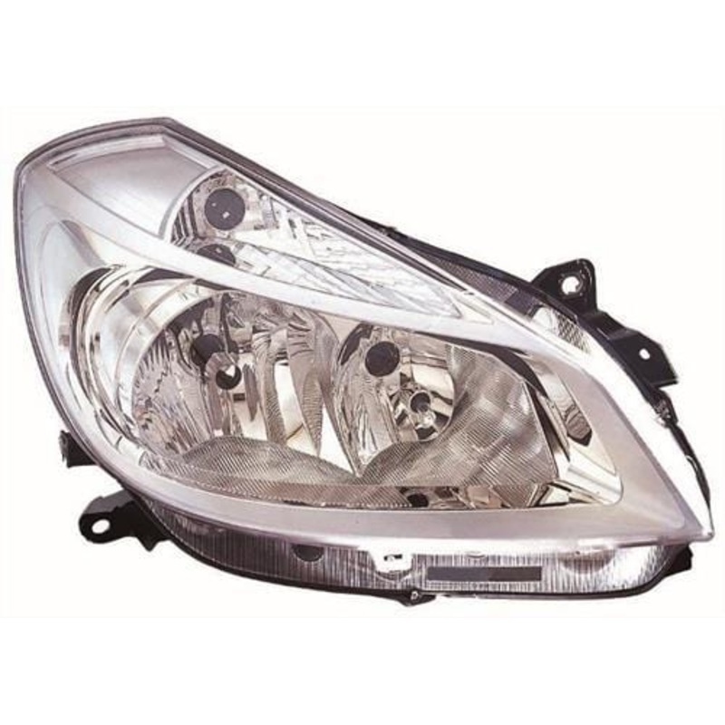 Renault Clio 5 Door Hatchback 2005-2009 Headlamp Halogen Type – Chrome (Not Cornering Type) Driver Side R
