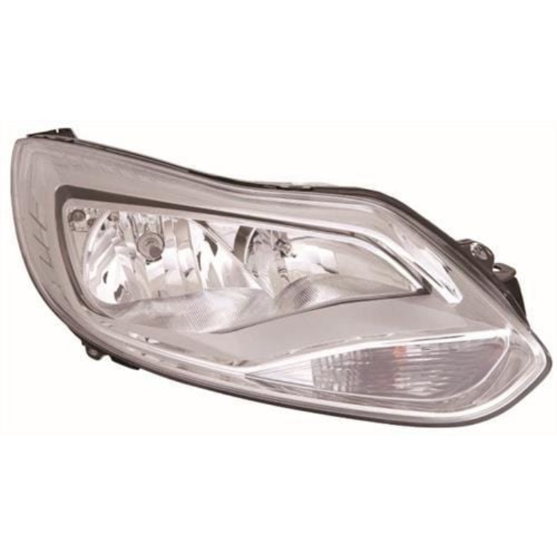 Ford Focus 5 Door Hatchback 2011-2014 Headlamp Halogen Chrome Type Driver Side R