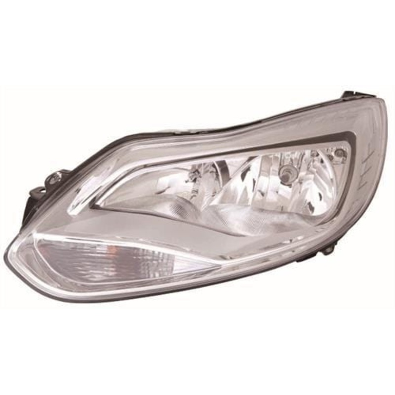 Ford Focus 5 Door Hatchback 2011-2014 Headlamp Halogen Chrome Type Passenger Side L