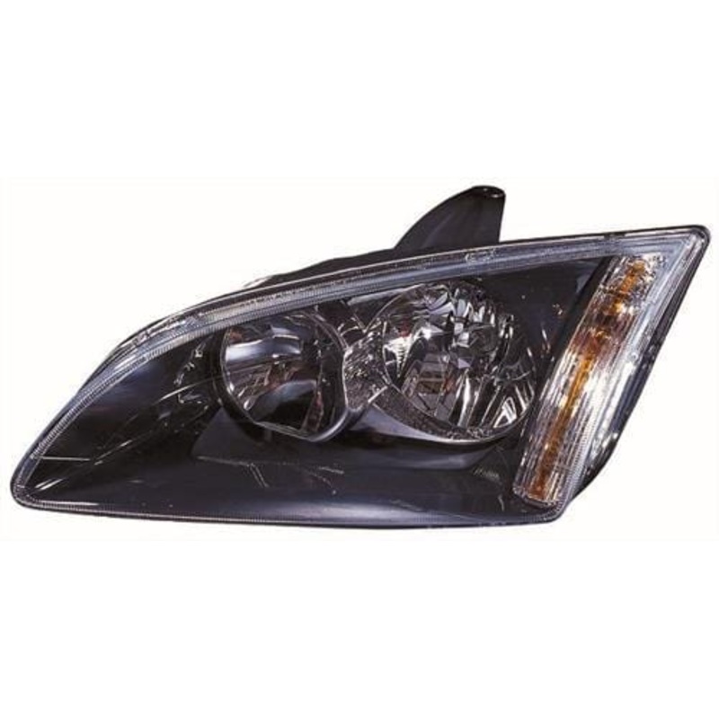 Ford Focus Cabriolet 2007-2008 Headlamp Halogen Black Type (Not Cornering Type) Passenger Side L