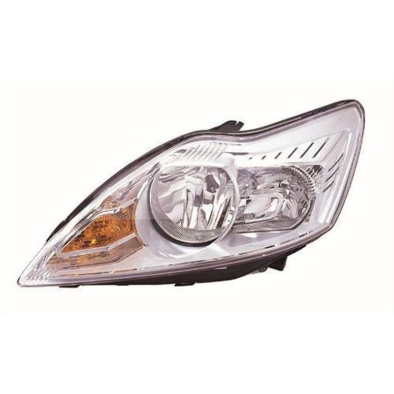 Ford Focus Cabriolet 2008-2011 Headlamp Halogen Chrome Type (No Advanced Lighting) Passenger Side L