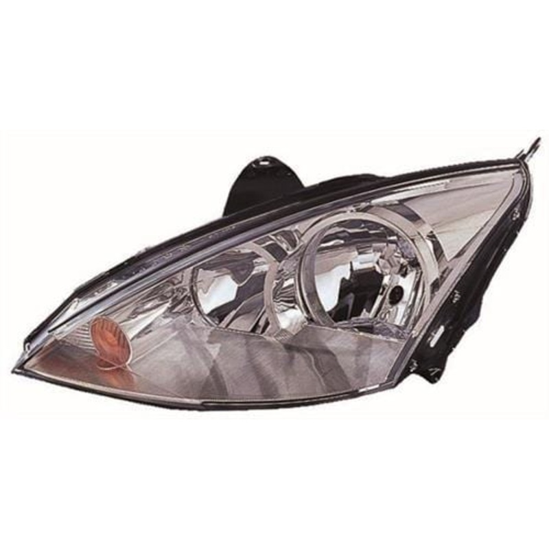 Ford Focus Estate 2001-2004 Headlamp Halogen Chrome Type Passenger Side L