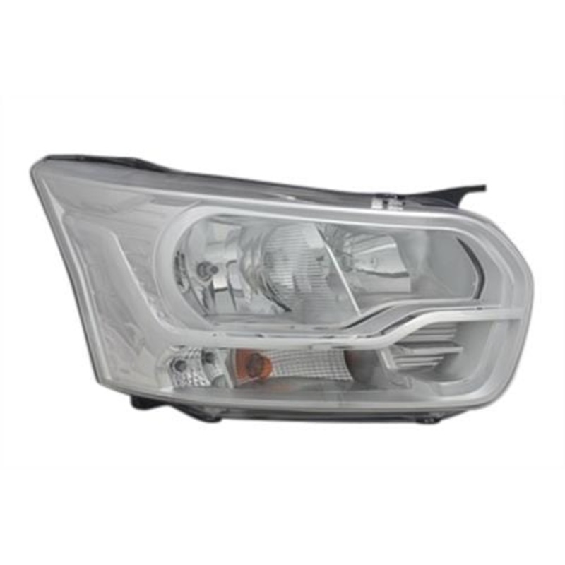 Ford Transit Van 2014-2019 MK8 Headlamp With Halogen Daytime Running Light Chrome Type – Driver Side R