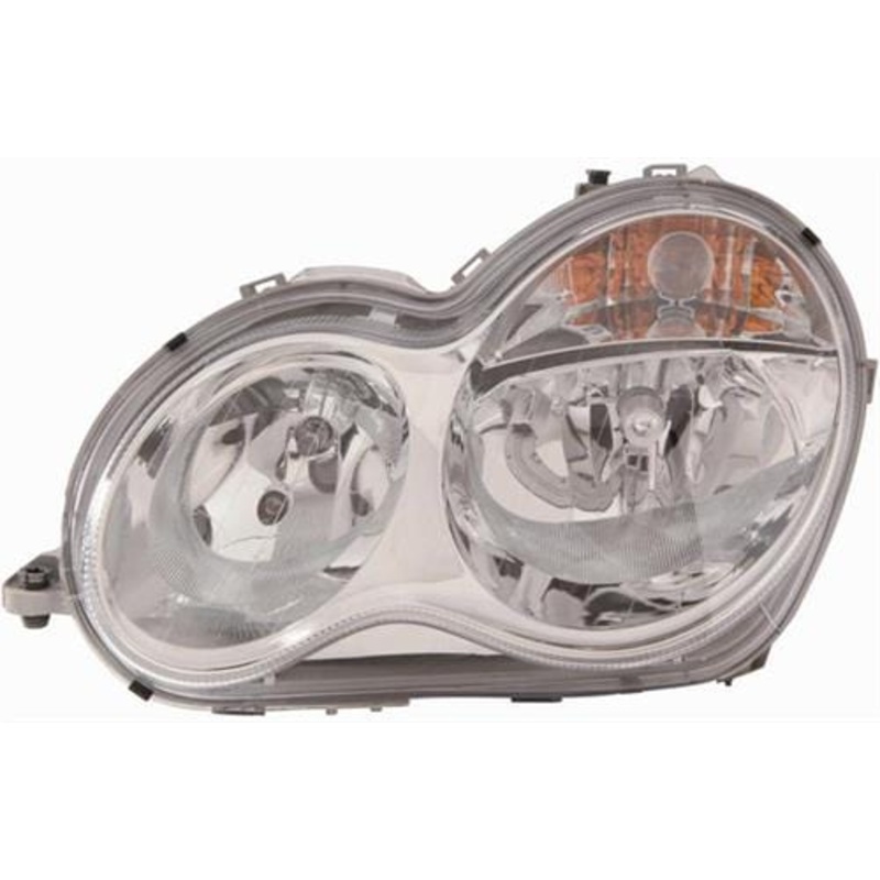 Mercedes C-Class Estate 2003-2006 Headlamp Halogen Type Passenger Side L