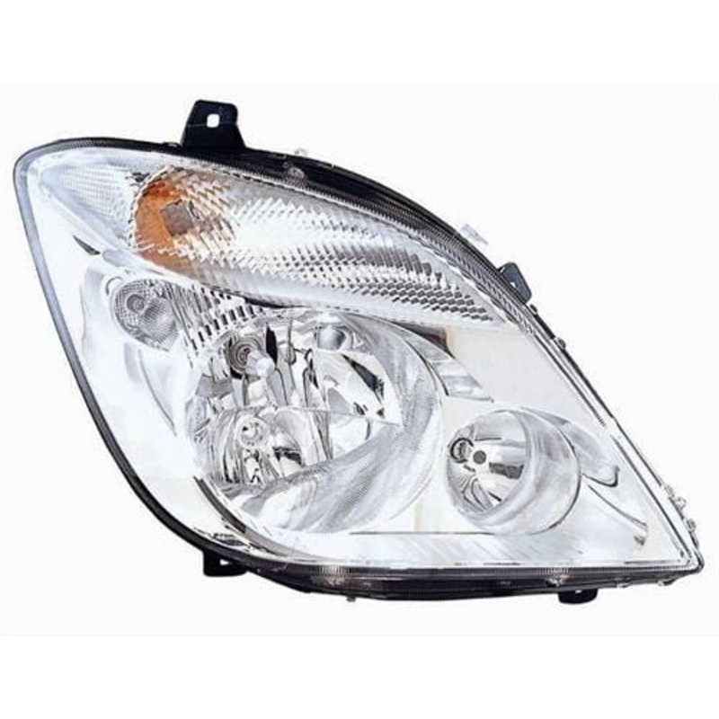 Mercedes Sprinter Van 2006-2013 Headlamp Halogen Type (No Fog Lamp) Driver Side R