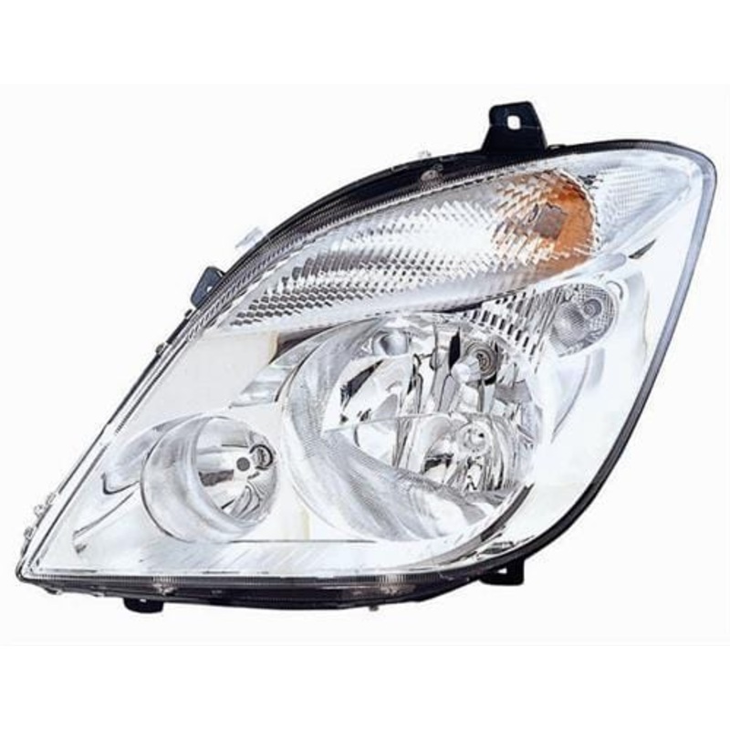 Mercedes Sprinter Van 2006-2013 Headlamp Halogen Type (No Fog Lamp) Passenger Side L