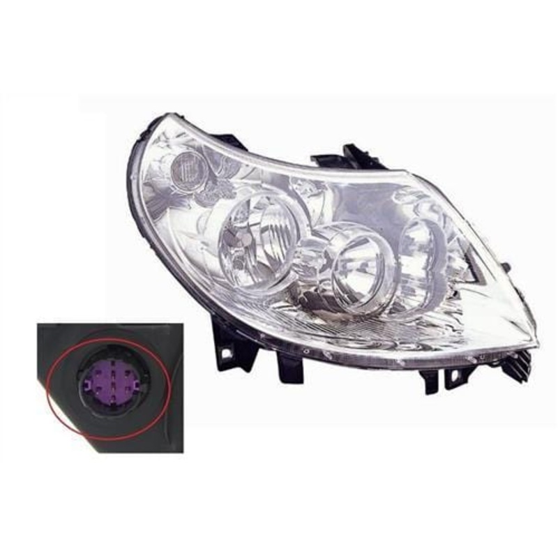 Citroen Relay Van 2006-2014 Headlamp (fits 2010-2014) Lamp Driver Side R