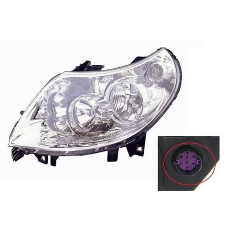 Citroen Relay Van 2006-2014 Headlamp (fits 2010-2014) Passenger Side L