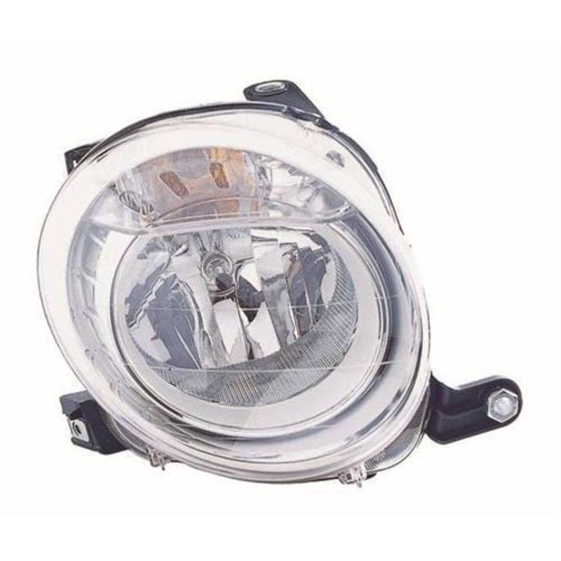 Fiat 500 Hatchback 2008-2015 Headlamp Halogen Driver Side R