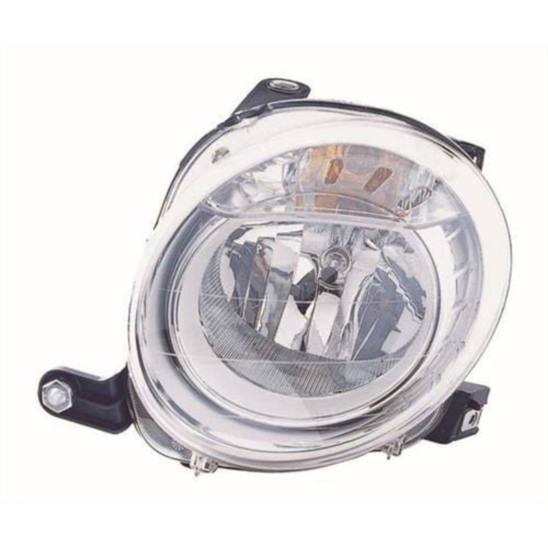 Fiat 500 Hatchback 2008-2015 Headlamp Halogen Passenger Side L
