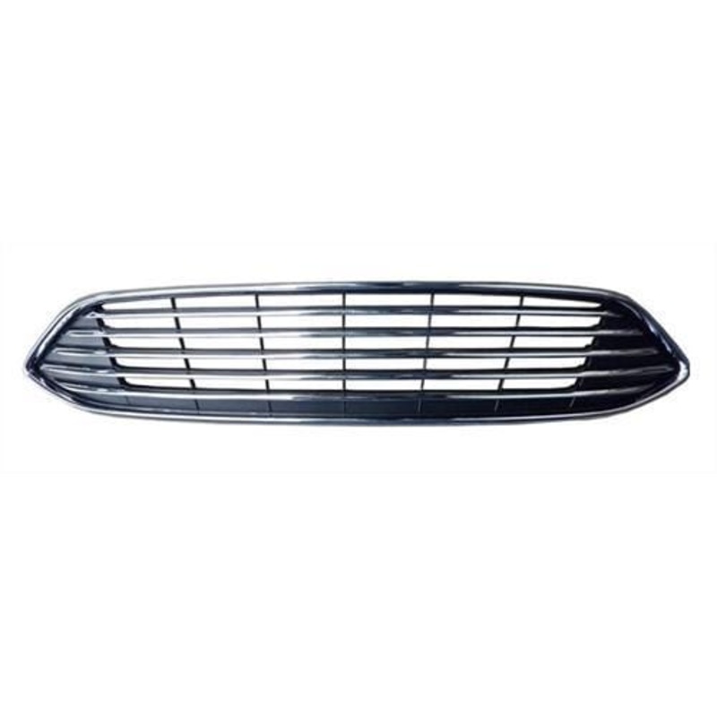 Ford Focus 5 Door Hatchback 2014-2018 Front Grille Slatted Type With Chrome Slats & Chrome Surround