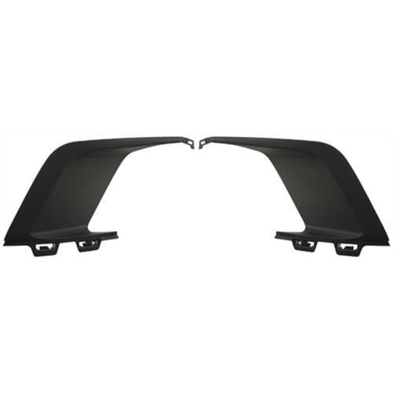 Peugeot 308 5 Door Hatchback 2011-2013 Front Bumper Trim Outer Textured Lower Section 2 Piece Set Textured (With Fog Lamp Version)