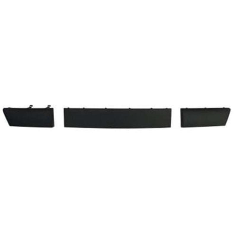 Renault Clio 5 Door Hatchback 2009-2012 Front Bumper Trim 3 Piece Set – Black