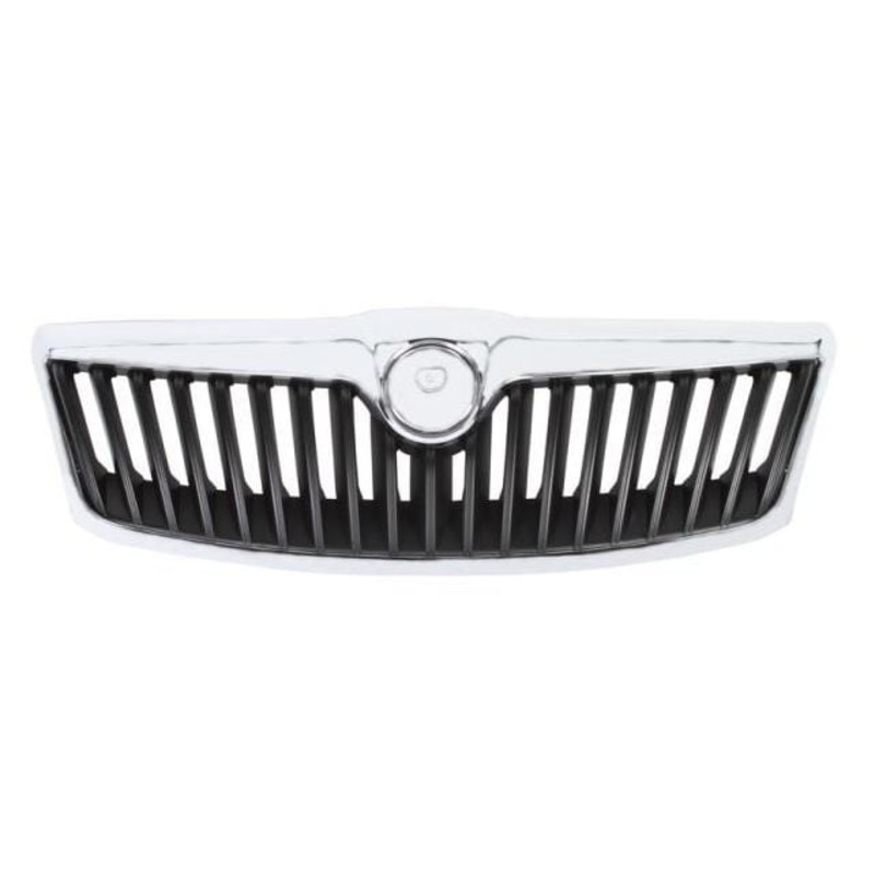 Skoda Octavia Hatchback 2009-2013 Front Grille Complete With Chrome Trim