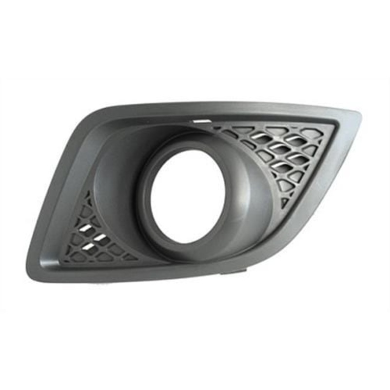 Ford Fiesta 3 Door Hatchback 2005-2008 Front Bumper Grille Outer Section With Lamp Hole (Not Zetec-S or ST Models) Passenger Side L