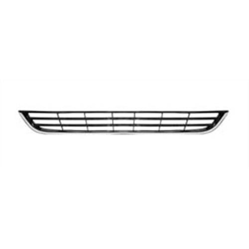 Ford Fiesta 3 Door Hatchback 2013-2017 MK7.5 Front Bumper Grille Centre Section – Slatted Version – With Outer Chrome Trim – Gloss Black
