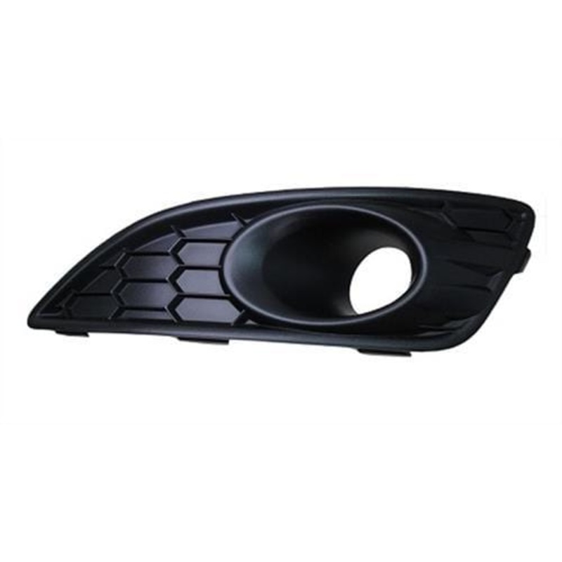 Ford Fiesta 3 Door Hatchback 2013-2017 MK7.5 Front Bumper Grille Outer Section – With Lamp Holes – Matt Black (Zetec-S Models) Passenger Side L