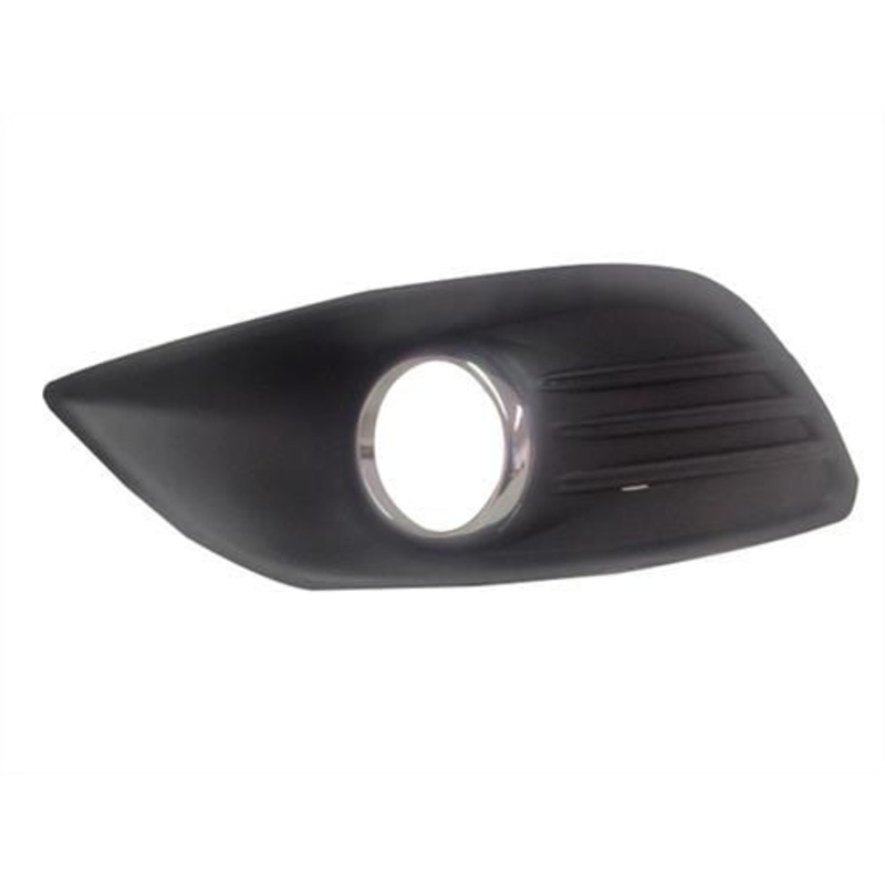 Ford Focus Cabriolet 2008-2011 Front Bumper Grille Outer Section – With Lamp Hole – With Chrome Trim Passenger Side L