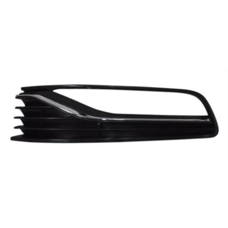 Volkswagen Polo 5 Door Hatchback 2014-2017 Front Bumper Grille Outer Section – With Lamp Hole – With Chrome Trim (Standard Models) Passenger Side L