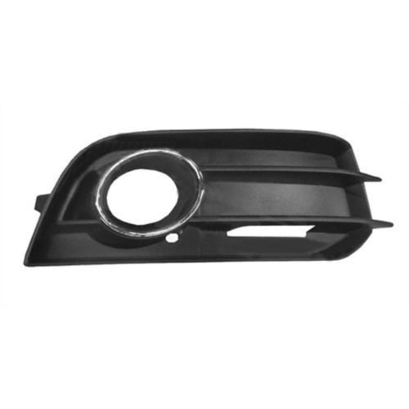 Audi A1 3 Door Hatchback 2010-2015 Front Bumper Grille With Lamp Hole – Twin Slat Type – With Chrome Trim (Standard Models) Driver Side R