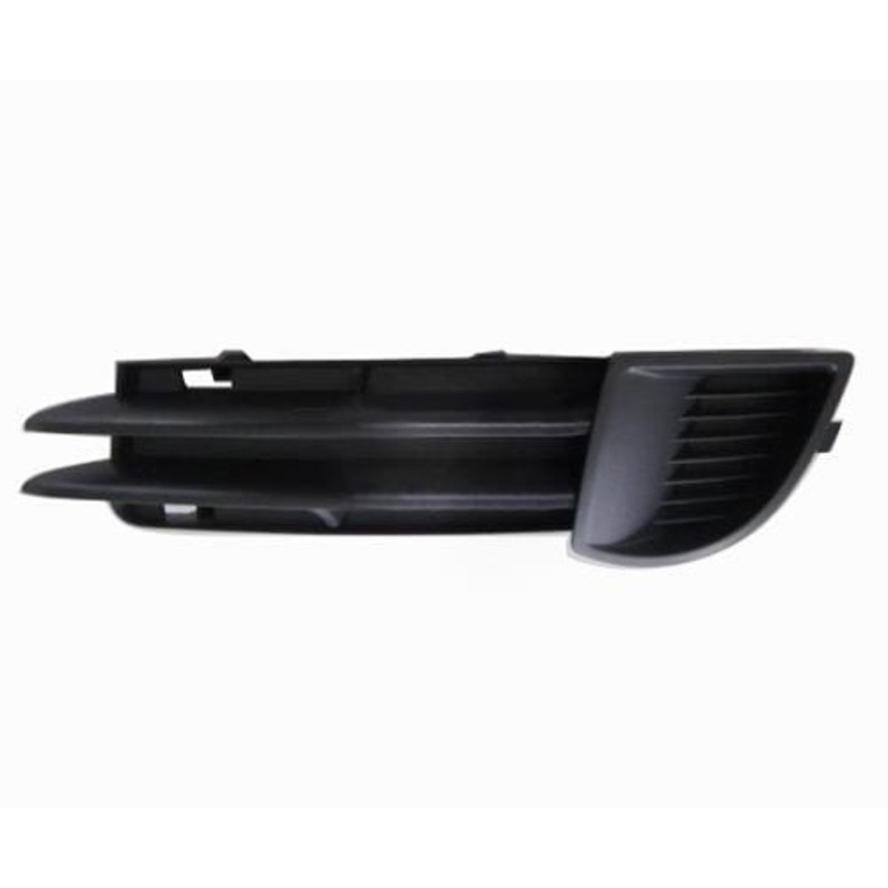 Audi A3 3 Door Hatchback 2005-2008 Front Bumper Grille Outer Section – No Lamp Holes (Standard Models) Passenger Side L