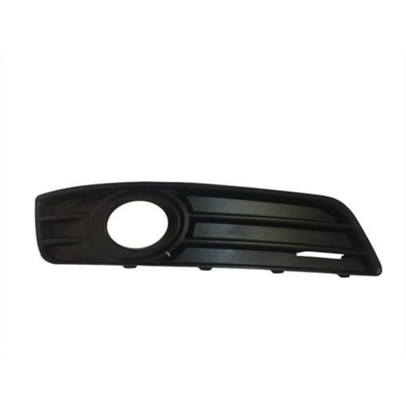 Audi A3 3 Door Hatchback 2008-2012 Front Bumper Grille Outer Section With Lamp Hole (Standard Models) Driver Side R
